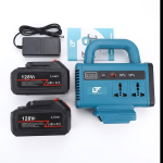 محول طاقة 220V مع 2 بطارية
